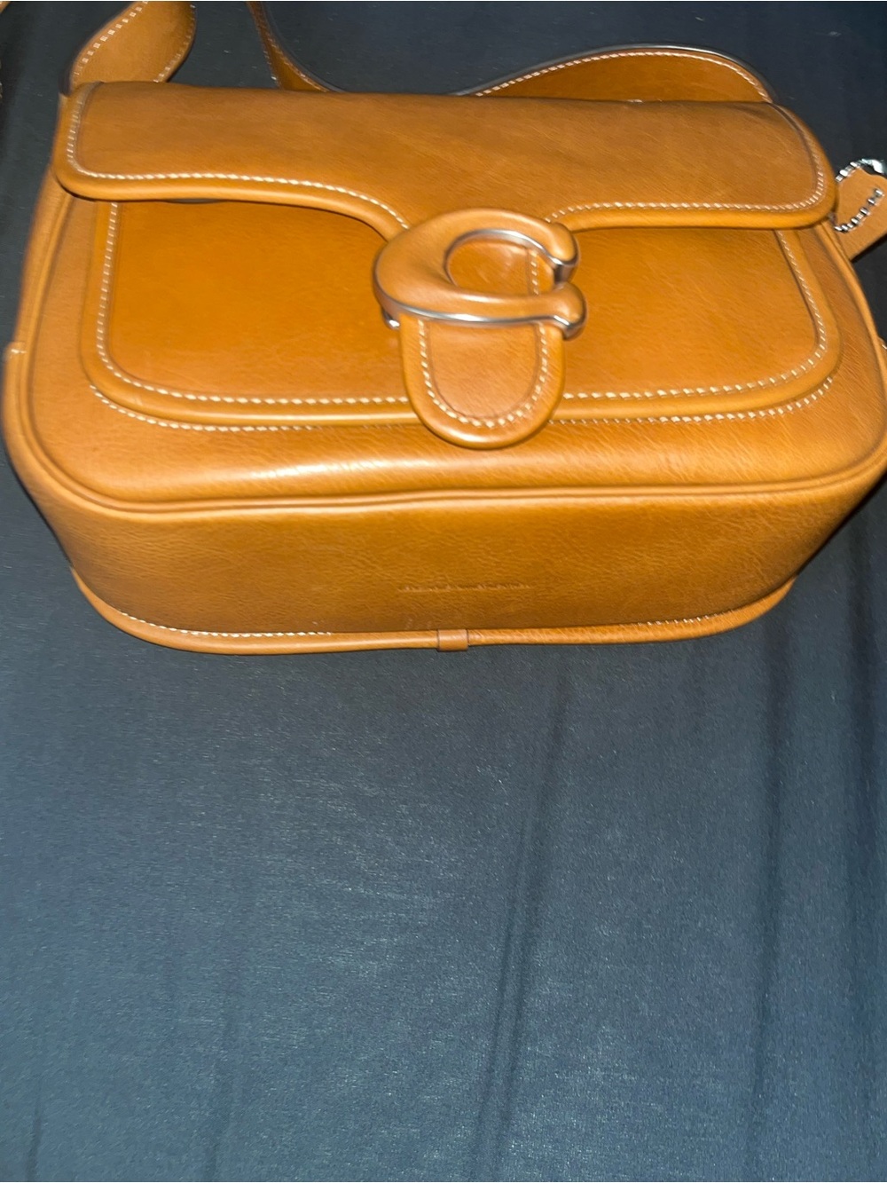 Coach Tabby in glove tan leather Crossbody with Signature 'C' Buckle - Picture 2 of 12